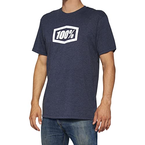 T-Shirt Casual Navy Heather Icon Short Sleeve Tee Homme Taille S