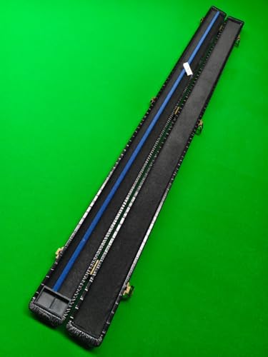 Image of LGB Snooker Pool Billiard Leather cue case for 3 /4 cue Stick (Black)