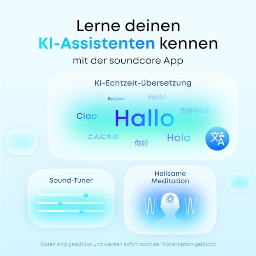 soundcore by Anker P40i, Wireless Earbuds mit Noise Cancelling, BassUp – Ansicht 6