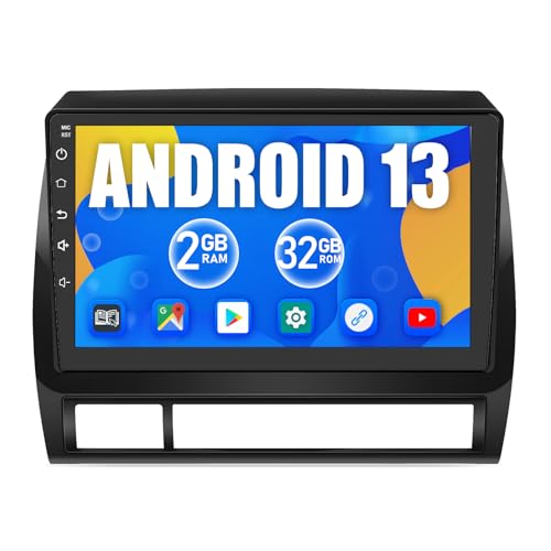 AWESAFE Android Car Stereo for Toyota Tacoma 2005-2015, 5G WiFi Touch Screen Tacoma Radio Upgrade with Wireless CarPlay Android Auto AM FM DSP Camera
