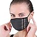 Produktbild Dark Plaid Textile Design Abstrakte Schönheit Mode Mode Staubdicht Waschbar Wiederverwendbar Mundschutz Maske Atemschutz Keimschutz Sicherheit Warme Winddichte Maske