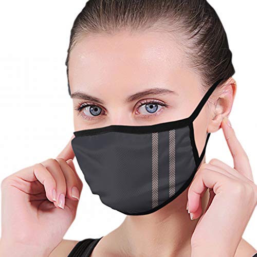 Preisvergleich Produktbild Dark Plaid Textile Design Abstrakte Schönheit Mode Mode Staubdicht Waschbar Wiederverwendbar Mundschutz Maske Atemschutz Keimschutz Sicherheit Warme Winddichte Maske
