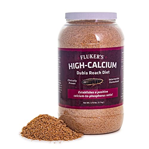 Flukers High Calcium Dubia Roach Diet Can Be Used as a Gut-Loading Food or Bedding 3.75 lbs.