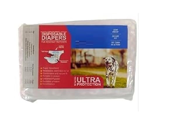 PSK PET MART Pet Disposable Diapers with Absorbant Wrap, Male Dog Underwear Nappy for Medium Breed Dogs (12" x 19" - Medium, 10 Pieces) (B0CZHV1547) Amazon Price History, Amazon Price Tracker