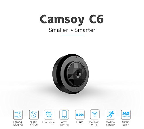 Image of TECHNOVIEW 4k Wireless WiFi Mini Camera Full HD 1080p Recording Night Hd Vision Audio and Video Recorder Motion Detection Camera for Home Office Car Small Size Portable Design - App - OKam Pro