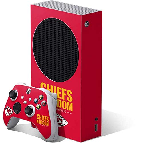 Skinit Decal Gaming Skin Compatible with Xbox Series S Bundle - Officially Licensed NFL Kansas City Chiefs Team Motto Design