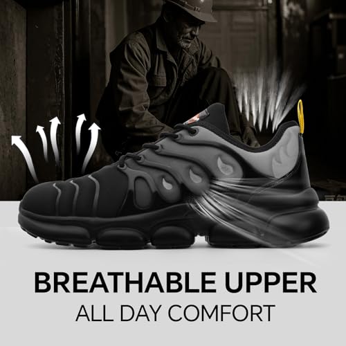Image of Steel Toe Shoes for Men Women Lightweight Safety Work Sneakers