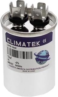 CPT01125 - ClimaTek Upgraded Round Capacitor Fits American Standard - 10 uF MFD 370 440 Volt VAC