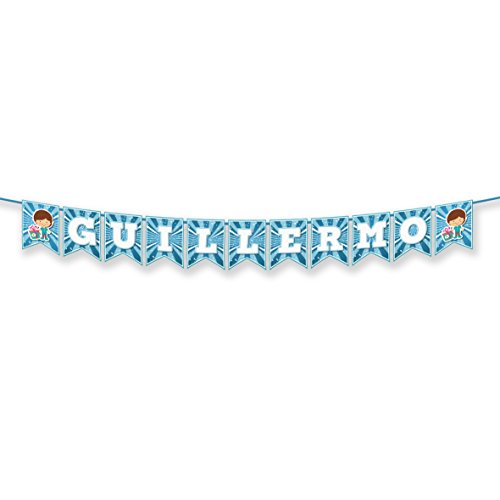 EuroFiestas Guirnalda Nombre Guillermo, Guillem o Miguel