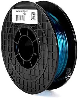 PETG Filament 1.75mm, 3D Printer Consumable, 1lb Spool, Fits Most FDM 3D Printer (Aqua)