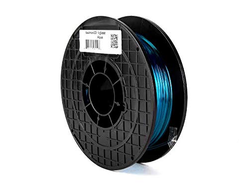 Taulman T-Glase Aqua T3DTGAQU175 3D Printer Filament, PETT, 1.75 mm, 1 Pound