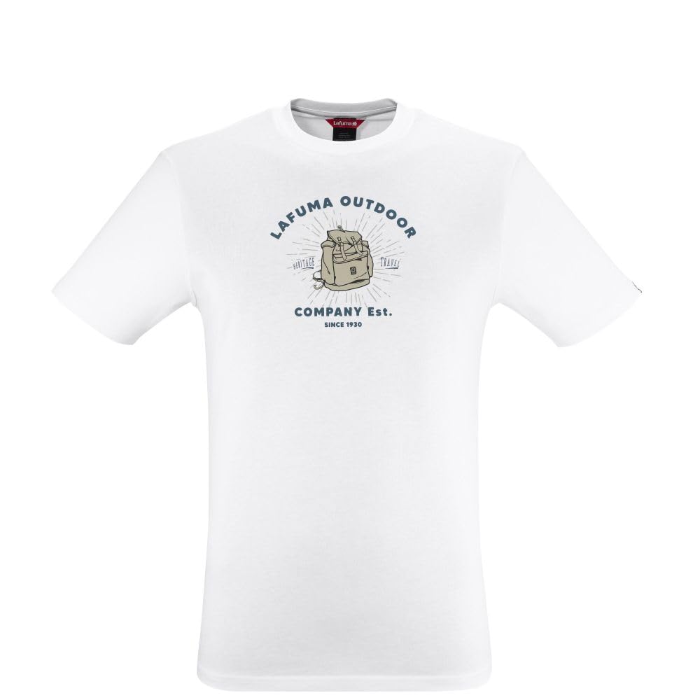 Lafuma Mens Adventure Tee M T-Shirt, White, L EU