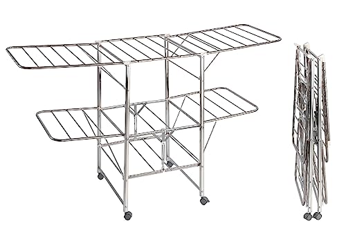 WENKO Séchoir à Linge, étendoir à Linge, intérieur et extéri...