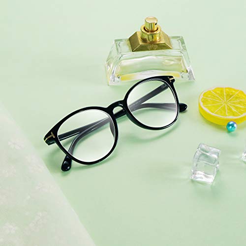 Image of VisionGlobal Blue Light Blocking Glasses for Women /Men, Computer Reading, TV Glasses, Stylish Oval Frame