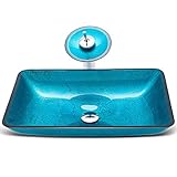 ✔ PRÊT À INSTALLER : Le lavabo vasque se pose généralement sur le plan de travail. Inutile de réaliser de grandes découpes. Il suffit d'un petit trou pour accueillir la bonde d'évier, également incluse dans l'emballage.