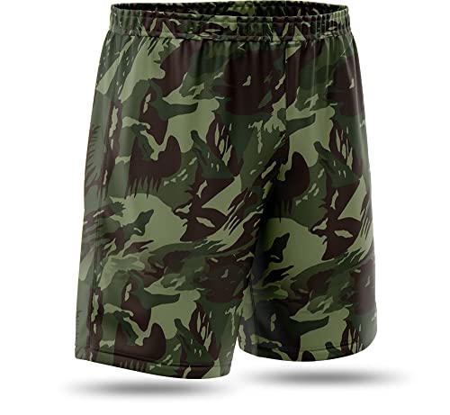Calção Short de Futebol Adstore Camuflado Exército Academia Corrida Bermuda Shorts (XGG)