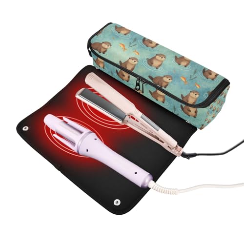 Bolsa de viaje resistente al calor para herramientas de cabello miniatura 2
