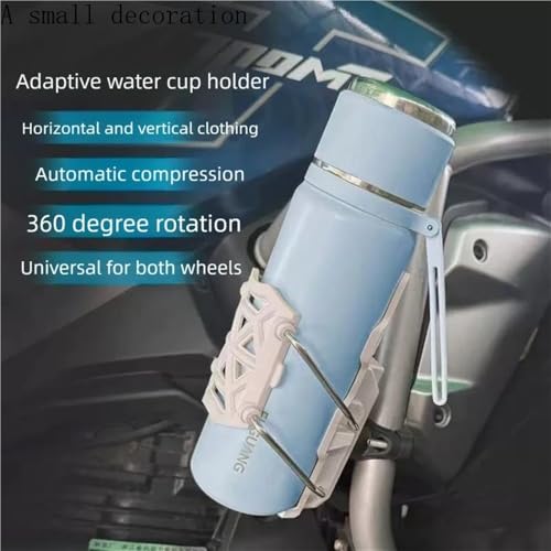 Porte-gobelet moto réglable pour fixer une bouteille sur guidon