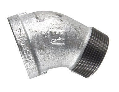 Malleable Galvanized Iron Street Elbow (510-507BG)