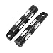 uxcell Black Billet Retro Refit Edge Cut CNC Male Mount Footpegs For Harley Davidson Street Glide