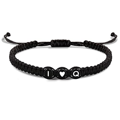 Initial Bracelets for Women Men's Bracelets Gifts for Girlfriend Boyfriend Letter Bracelets I Love You Gifts for Her Him Best Friend Birthday Gift Christmas Jewelry