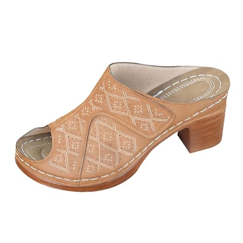 Sandales femme talon confort : les mules d'été rétro à bout ouvert indispensables en noir
