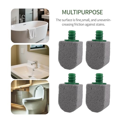 VELLUSTRA 10 Stück Bimsstein Toilette, Bimsstein Reinigungsstein mit 2 Griff, Cleaning Block WC, Bimsstein Für Toilette, Badezimmer, Küchen, Schwimmbäder, Zur Entfernung Hartnäckiger Flecken