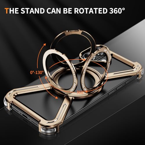 Coque iPhone 16 support rotatif 360 protection antichoc et compatibilité aimantée - 3