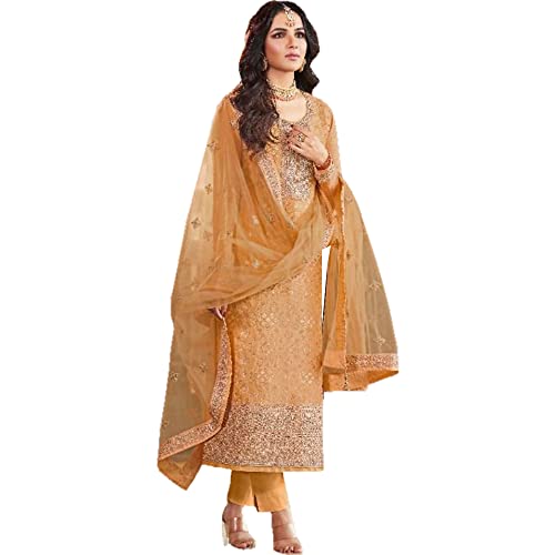 Image of Women's Wear Ready To Wear Designer Salwar Kameez Suits Indian Pakistani Beautiful Plazzo Pant Dress