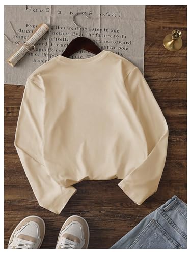 SOLY HUX Girl's Floral Tops Long Sleeve Crew Neck T Shirts Cute Sweet Fall Clothes4