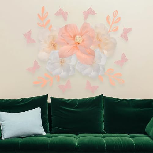 Décorations murales Abaodam en papier artisanal pour événements chic