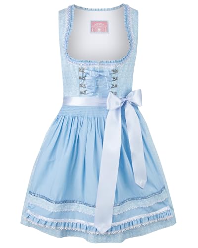 Stockerpoint - Dirndl Kim (55cm), Größe:38, Farbe:Hellblau