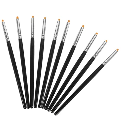 PLAFOPE Eyelash Lift Perm Tool Kit 10pcs Eyelash Brush Set Micro Lash Brush for Lash Lifting Sturdy Handle for Comfortable Use