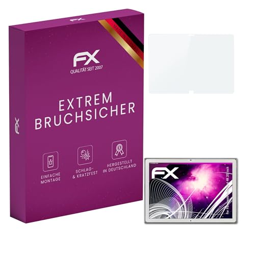 atFoliX Glasfolie kompatibel mit Panasonic ToughPad 4K 20 inch Displayfolie, 9H Hybrid-Glass FX Schutzpanzer Folie