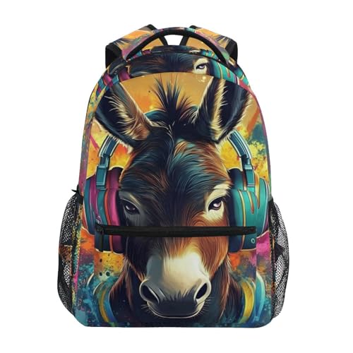 Donkey Colors Backpack Daypack Shoulder Bag Book Bag Lightweight Back Pack 11.4 ×16 Inch