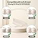 8pcs Breast Pump Spout Cap Compatible with eufy S1 Pro/S1/E10/E20,Breast Pump Replacement Parts