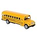 VICASKY 2pcs Alloy School Bus for Ages Pull Back Simulation Vehicles with Metal Body Realistic Design for Boys and Interactive Play
