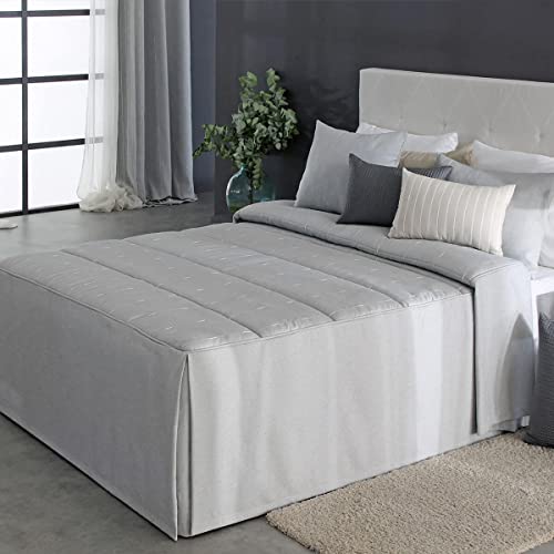 Reig Marti Colcha edredón Darin 01 - Cama 150 cm - Color Gris C08