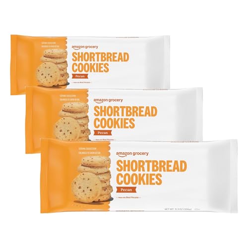 Amazon Grocery, Pecan Shortbread Cookies, 11.3 Oz (Pack of 3) image 5