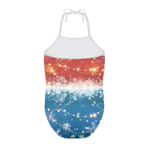 Image of Girl Funny Cute Beach Sport Halter One Piece Swimsuit Bathing Suit for 3-10 Year