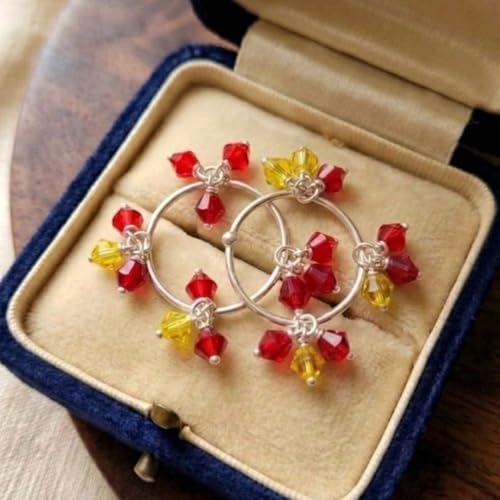 Image of Parasmoni Jewellers Silver Laddu Gopal Payal | Red Bead Anklet for God Idol | Religious Jewellery