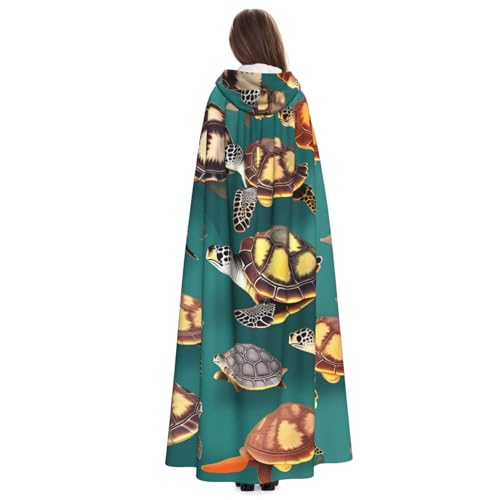 Cape à capuche costume magicien vampire chevalier adulte - 5