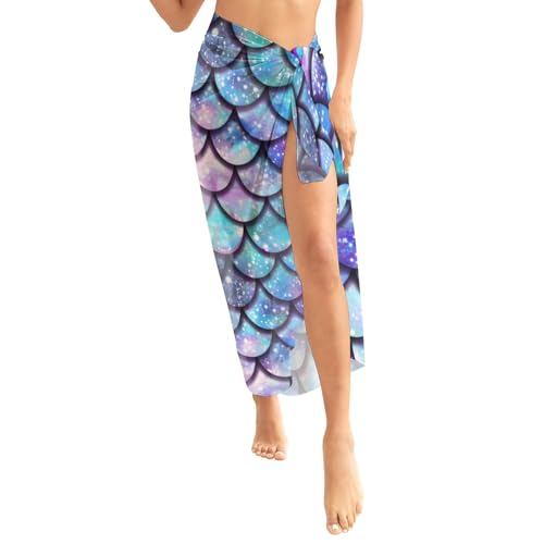 Sarong Coverups for Women Beach Wrap Skirt Swimsuit Wraps Long Chiffon Sarong Wraps2