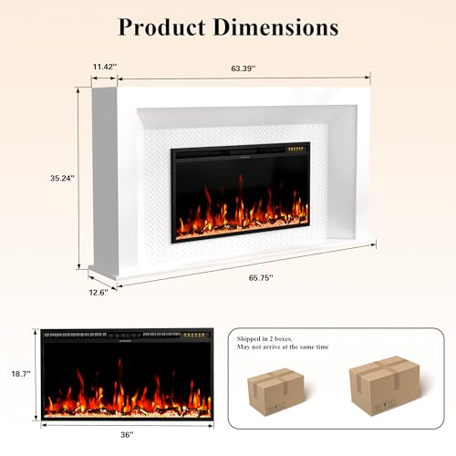 Weyderk Electric Fireplace Specs