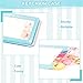 SKZO Keychain Photocard Holder Keychain Photo Frame Keychains Animals Cartoon Photo Sleeve Idol Card Holder Protective Case for Stray Fans (Blue)