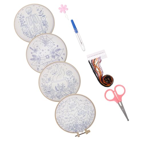 Kit broderie Halloween motif unique Alipis pour créer votre décoration d'automne fait main