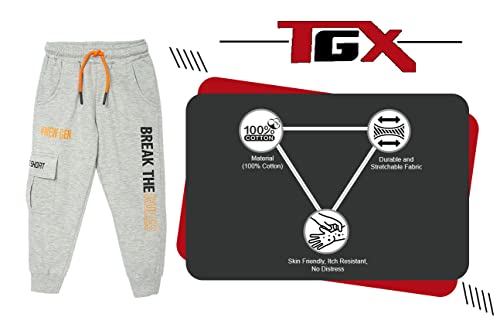 Image of TOP GEAR TGX Boys Cotton Joggers Track Pant