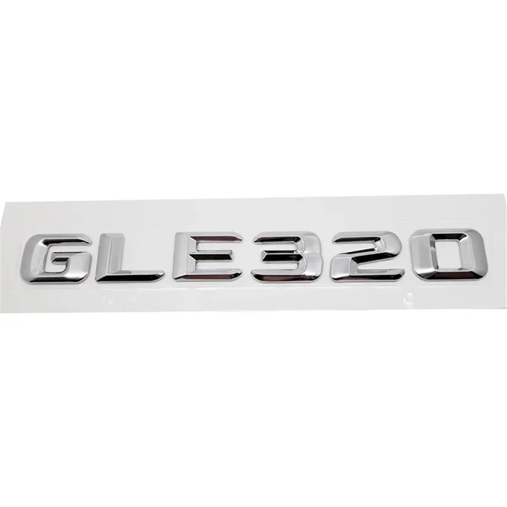 YTQMoreBNZ YYDStes Car Rear Trunk Sticker Tail Number Emblem Compatible With Mercedes Benz GLE43 GLE63 GLE300 GLE320 GLE350 GLE400 GLE450 GLE500 GLE550