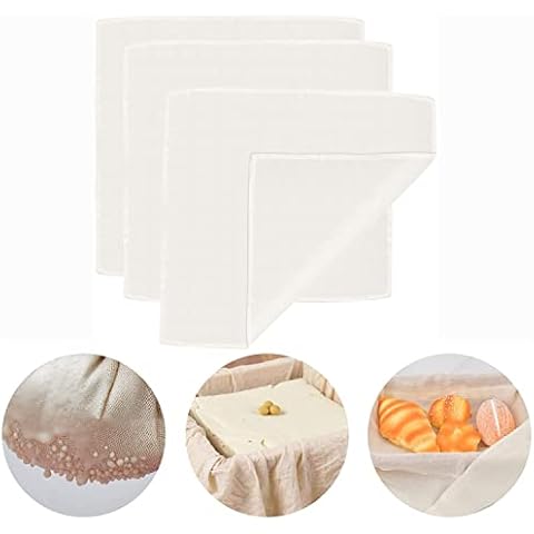 Tela Filtrante Reutilizable de Algodón para Queso - AOMiGT Cover