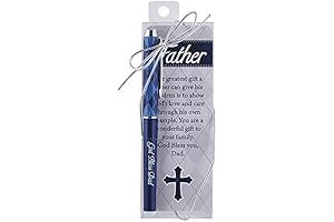 God Bless Dad Fountain Pen and Bookmark Gift Set